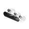 Westinghouse Fixture Wall 60W 3-Light Hyson Universal Mount, Matte Black Clear Glassobe Glass 6127900 - alternate 2